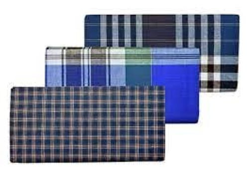 RSINC Men's Cotton Multi Color Lungis for Men 2 meter Set of 3 Multi Colour - Picture 4 of 5