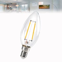 2,5 Watt Led Kerze Klar Filament Lampe E14 Warmweiss Led Birne Kerzenform 2700K