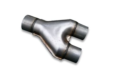 76-57mm Y Rohr Auspuffrohr Y-Pipe Interferenz Abgasanlage Abgasrohr 3''-2,25