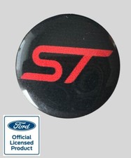Ford Fiesta ST  Start Button Model  Gel  Badge Overlay Red