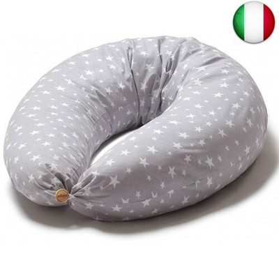 Grigio Niimo Cuscino Gravidanza e Allattamento Niivetto Trasportabile Multifunzionale XXL Mamma e Neonato Federa Esterna 100/% Cotone