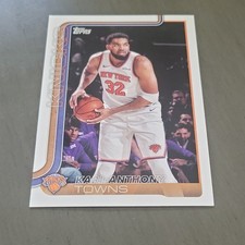 Topps Karl-Anthony Towns #19 Basketball New York Knicks NBA 2025-26 Base Set
