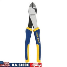 8 Inch Diagonal Cutting Pliers Nickel Chromium Steel Durable Comfort Grip New