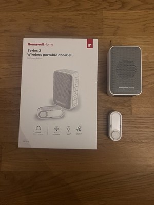Honeywell DC311N 150m 3 Series Wireless portable Doorbell, push button White