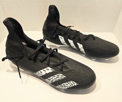 Adidas Predator Freak .3Firm Ground Demonscale Black&White Sz 10D Soccer Cleats