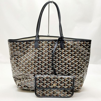 GOYARD Tragetasche schwarz PVC 3280807