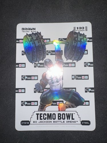 Bo Jackson Battle Arena Tecmo Bowl - Brawn Sore Thumb STEEL ST646 - A.J Brown