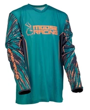 Moose Racing Agroid Mesh S23 Youth MX Offroad Jersey Blue/Orange LG