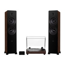 Fluance RT85N Vinyl Turntable, PA10 Preamp, Ai81 Powered Floorstanding Speakers