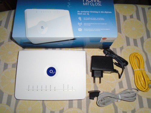 O2 BOX 6431  ROUTER INCL. KABEL & NETZTEIL (NEU) WLAN DSL INTERNET  TELEFON WEIß