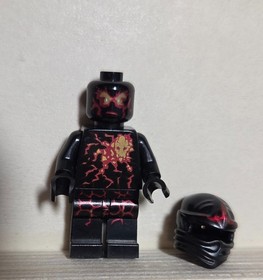 LEGO Ninjago NRG Cole Minifigure 9572 Rise of the Snakes RARE
