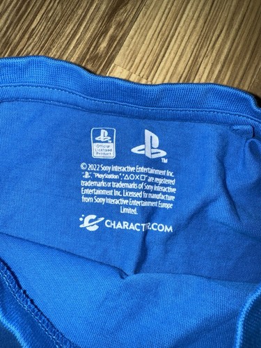 Sony PlayStation Boys Pajamas Sz 8 Tag Cut Oil Stains - Picture 4 of 6
