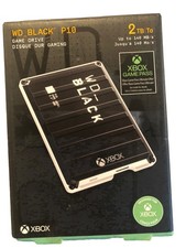 Western Digital BLACK P10 Game Drive 2TB USB 3.2 Portable for Xbox Excellent