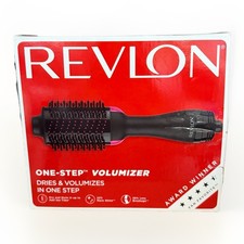 Cepillo secador de pelo Revlon One Step Volumizer nuevo negro y rosa