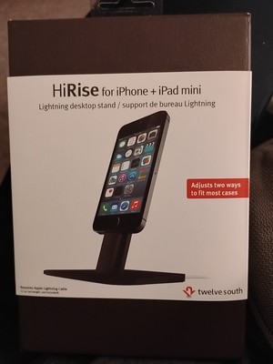 Twelve South HiRise Adjustable Desktop Stand for iPhone + iPad mini