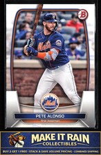 Pete Alonso 2023 Bowman #78 New York Mets Baseball