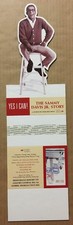 SAMMY DAVIS JR Vintage 1999 DIE CUT PROMO CHIPBOARD COUNTER DISPLAY for Box MINT