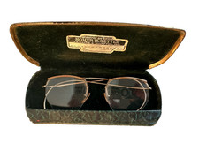 Vintage FUL-VUE C.O.C. 1/10 12K Gold Filled Half Rim Eyeglass Frames w Case USA