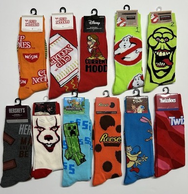 Knee High Odd Sox Crazy Funny Novelty Crew Socks Adult Women s Men s Size 6-12