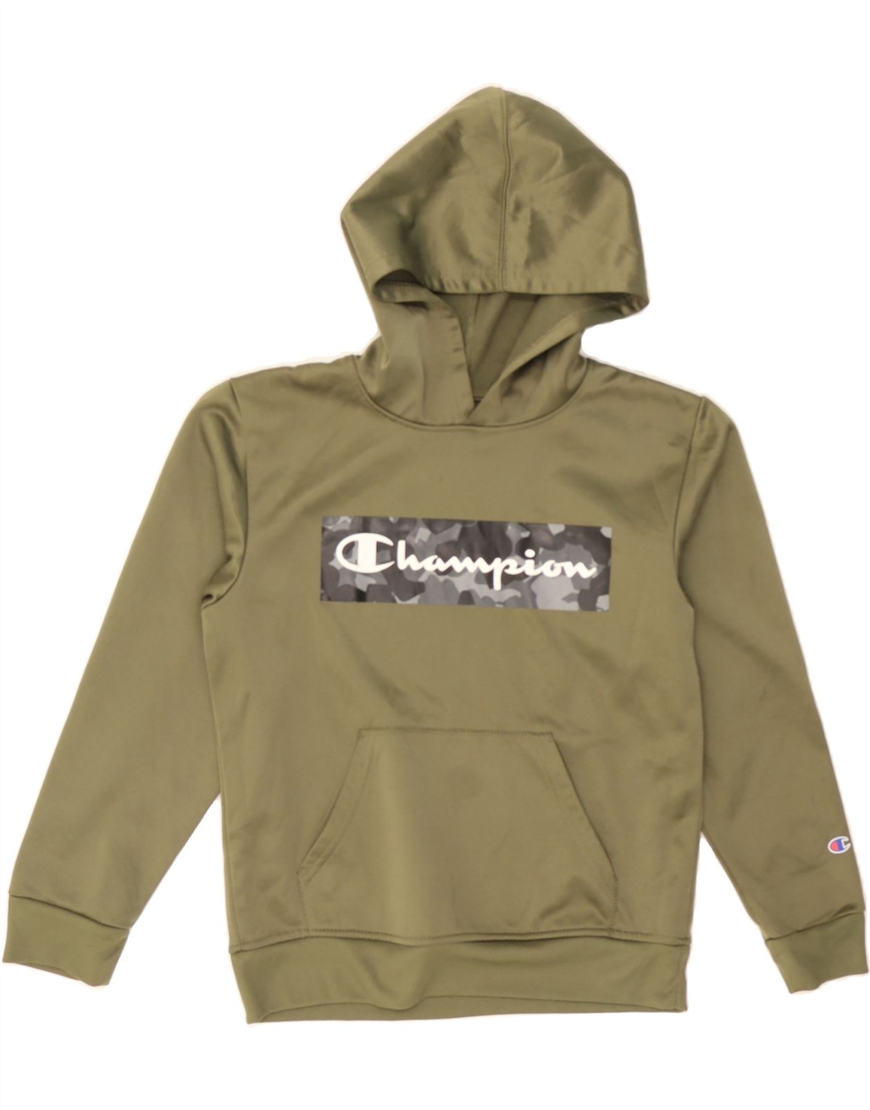 Felpa con cappuccio FILA ragazzo grafica 10 11 anni verde poliestere CB10