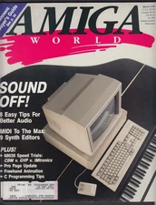 AMIGA WORLD MIDI Synth Editors 68030 Accelerator Boards Melvin Sparks 3 1990