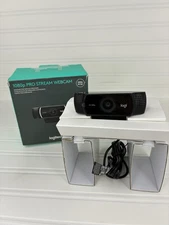 Logitech 1080p Pro Stream Webcam HD Video Streaming, Recording NEW Open Box
