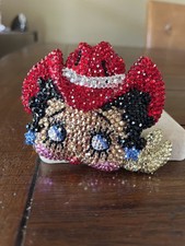 Kathrine Baumann Collectibles Betty Boop  Rhinestone/Crystal belt buckle