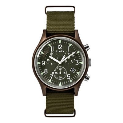 Timex Herren MK1 Chronograph Uhr mit Stoff Armband TW2R67800