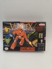 Vortex SNES Super Nintendo Game Box Insert Poster ONLY No Game Included