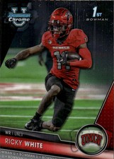 2023 Bowman University Chrome Ricky White #188 UNLV Rebels 16D
