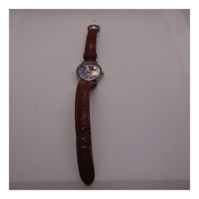 Disney Eeyore Butterfly SII MU0522 Women's Watch Brown Leather Band NEW BATTERY