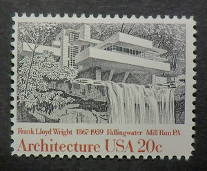 2019 MNH 1982 20c Architecture Fallingwater Frank Lloyd Wright Pennsylvania