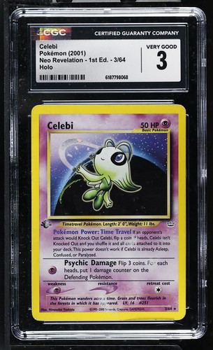 Celebi (1st Edition) graded CGC 3 for sale on eBay