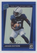 2022 Panini Chronicles Draft Picks Blue Prizm 55/99 Jahan Dotson #11 he0