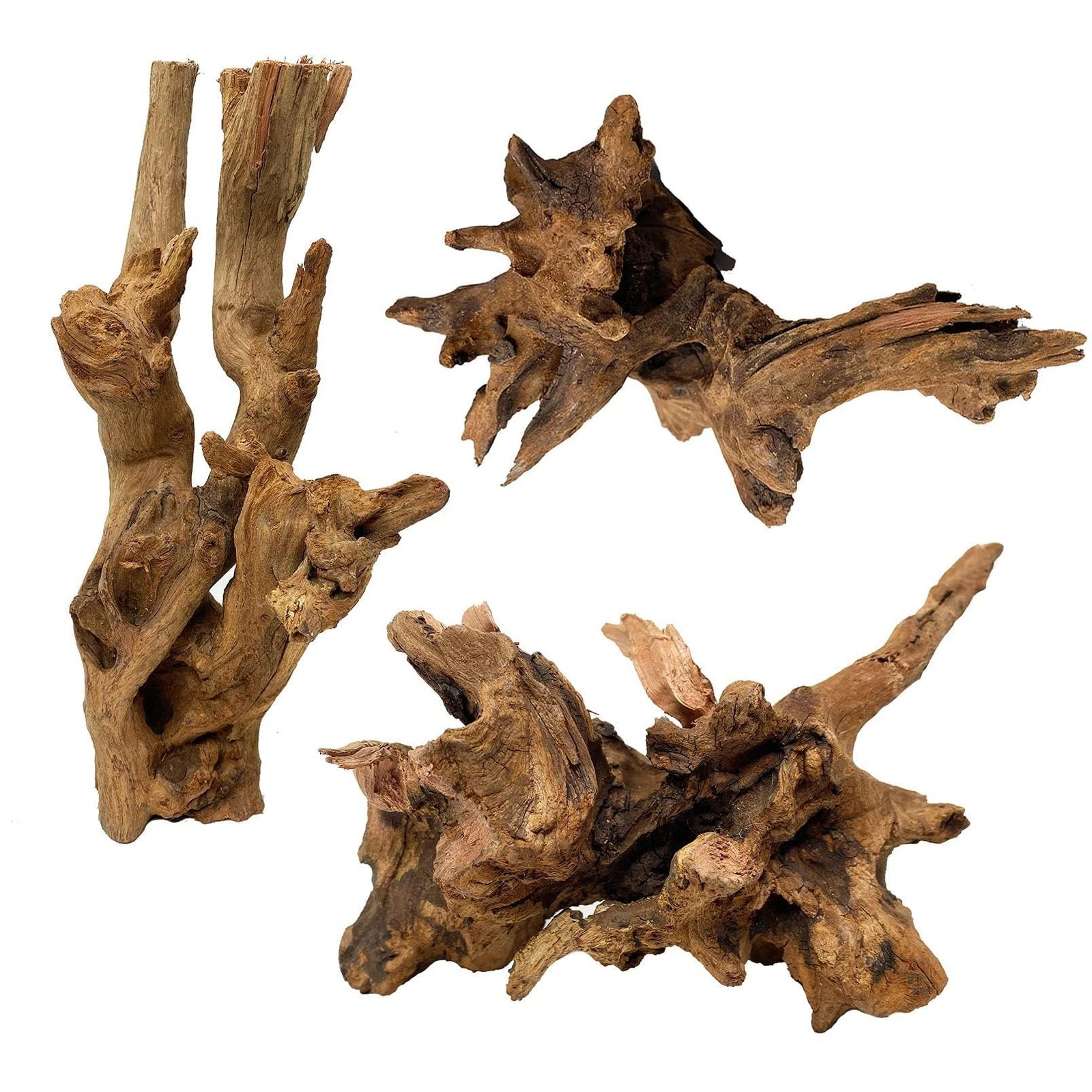 3 PCS Assorted Aquarium Driftwood, Natural Branches, Reptiles, Fish Tank, Decor
Opens in a new windo