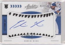 2020 Absolute Rookie Baseball Material Signatures Black /125 Edwin Rios Auto 2g6