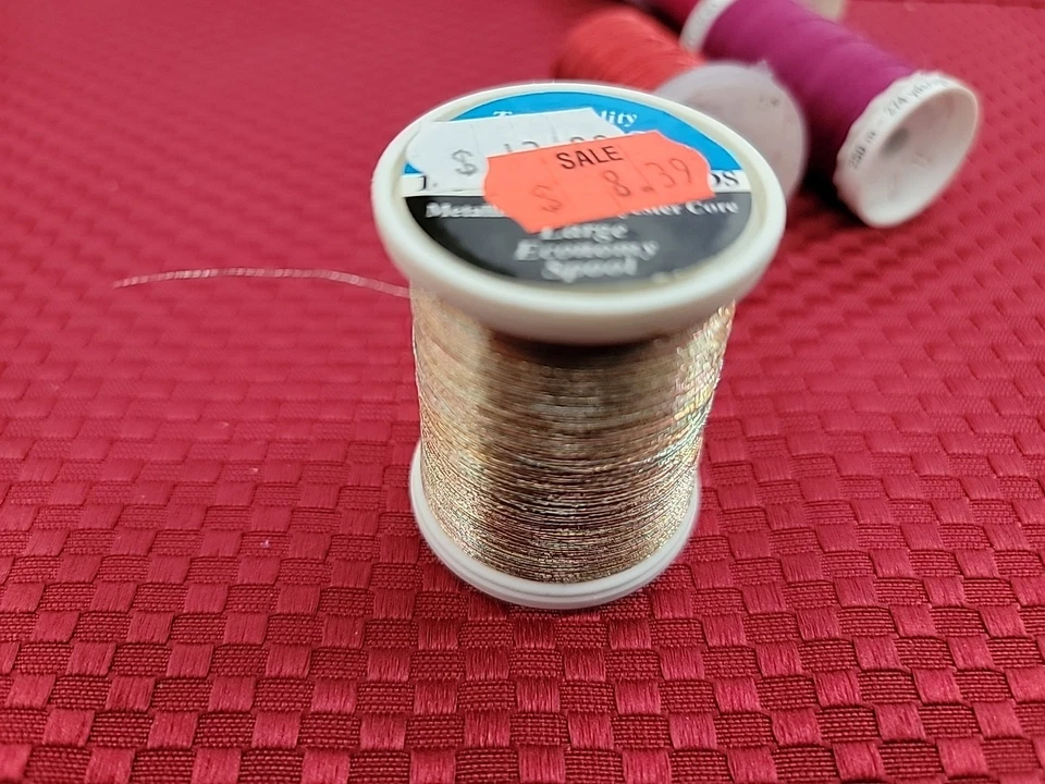 Lot of 10a Used Polyester Metalic Thread Embroidery Machine Top Stitching Japan - Image 4 of 4