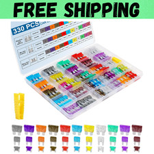 330 Car Fuses Assortment Kit Universal Blade Fuses Standard Mini Low Profile