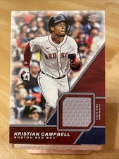 2026 Topps Series 1 Kristian Campbell Major League Materials #MLM-KC Red Sox