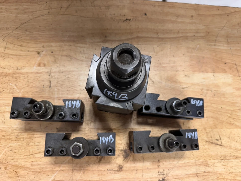 Soporte de poste de herramienta Aloris CA Super Precision con Yusa 740-402 (3) 250-102 184A Foto 2 de 4