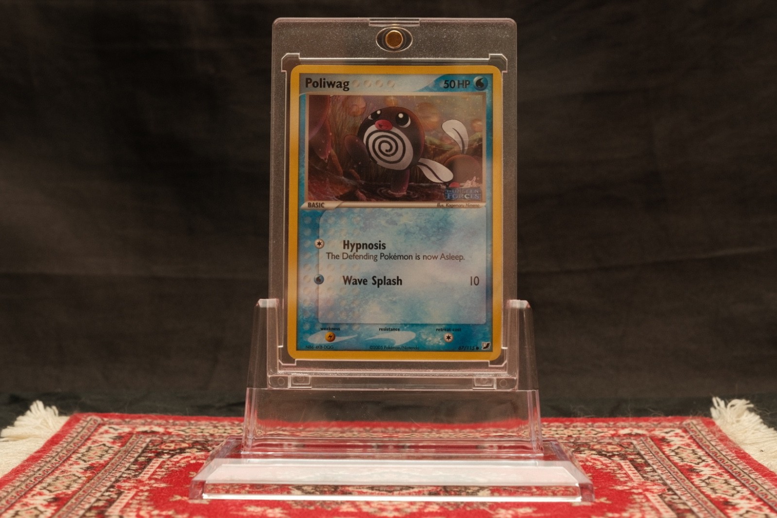 Pokemon Poliwag EX Unseen Forces Reverse Holo Common 67/115 Stamped (LP)