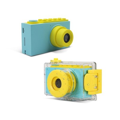 Kids Action Camera 8MP 1080P HD Video Underwater myFirst 2 Blue 3-12 Webcam Card