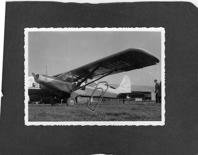Ed21) Foto Flugzeug Airplane F-B JUD Kennung  Flugplatz .