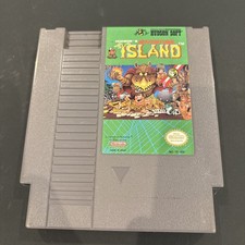 Hudson's ADVENTURE ISLAND for Nintendo NES - Lovely label - Working great!