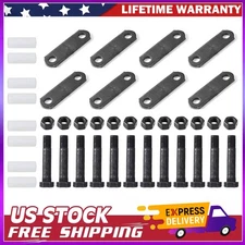 2 Pack Racewill Trailer Shackle Tandem Axle Trailer Kit for Double Eye Spring US