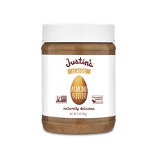 Justin's Classic Almond Butter, 12 oz Jar, All-Natural Nut Butter for Daily Use