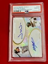 2025 Topps Dynamic Duals Jacob Wilson & Miguel Tejada Auto /75 #20F SP PSA 10