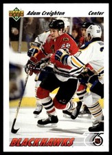 1991-92 Upper Deck Adam Creighton Chicago Blackhawks #254