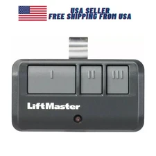 LiftMaster 893MAX Garage Door Remote Control Black 3 Button Universal Compatible