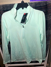 Under Armour ColdGear Women's L Fitted 1/4 Zip Mock Neck Raglan Pullover